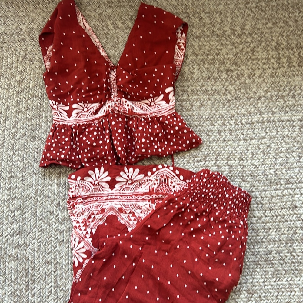 Free people 2 Piece Pant Set NWT